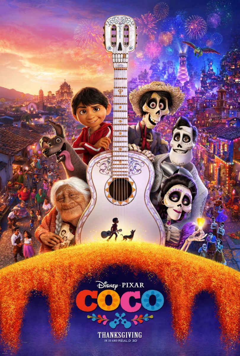 PIXAR 27x40 D//S 2017 Advance B Coco original DS movie poster