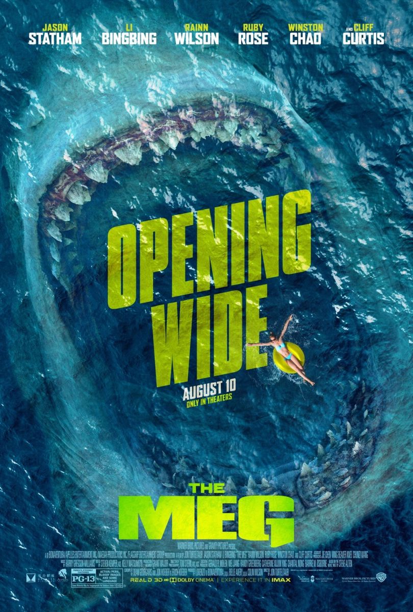 The Meg - original DS movie poster - 27x40 D/S FINAL Giant Shark