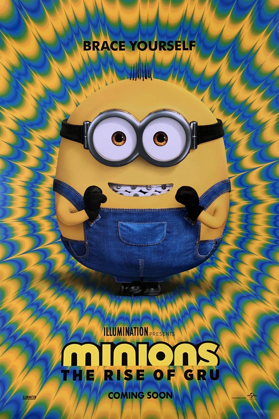 Minions Rise of Gru - original DS movie poster 27x40 D/S 
