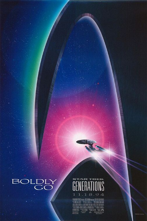 Star Trek Generations - original movie poster - 27x40 - Picard