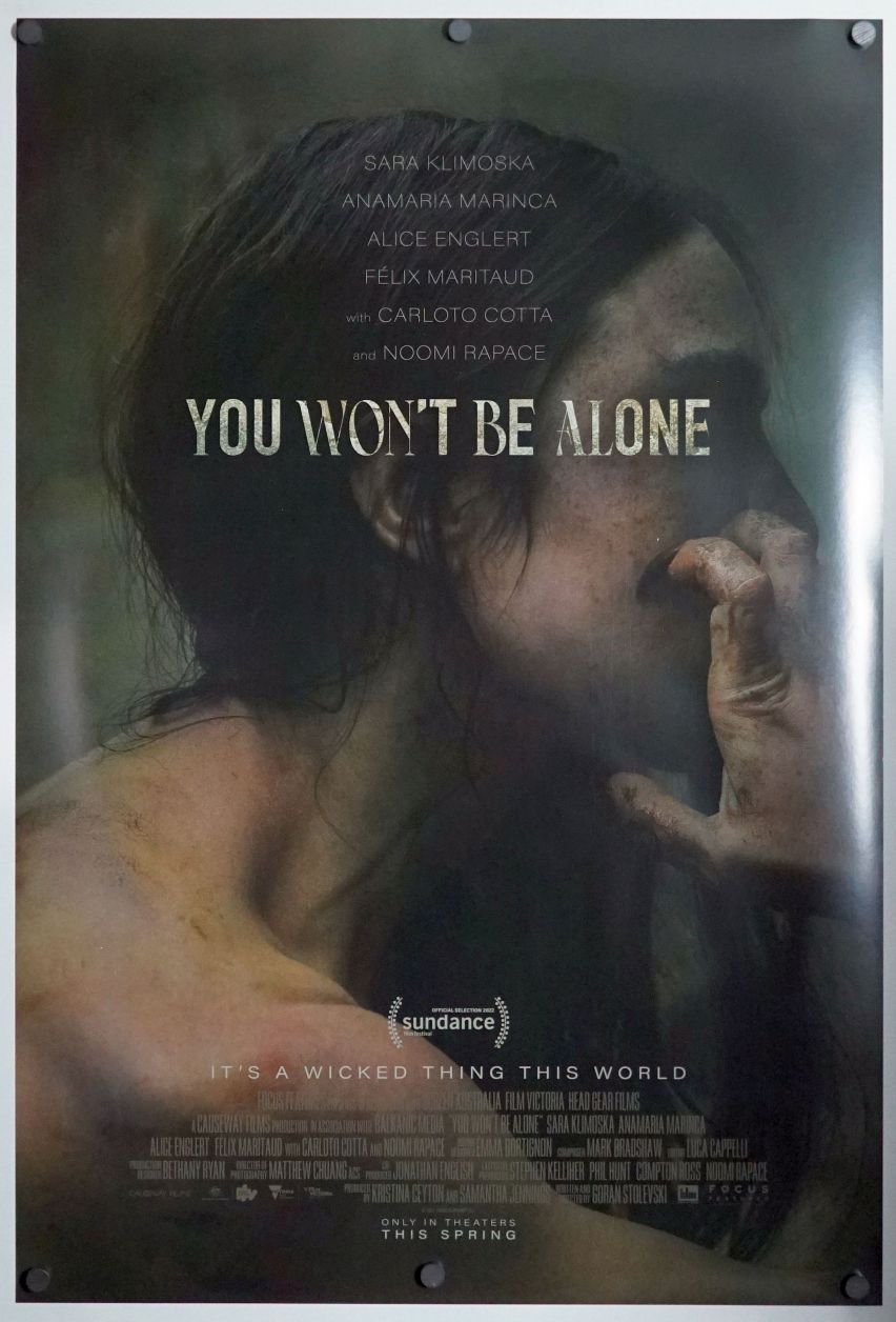 You Won't Be Alone - original DS movie poster - 27x40 D/S Noomi